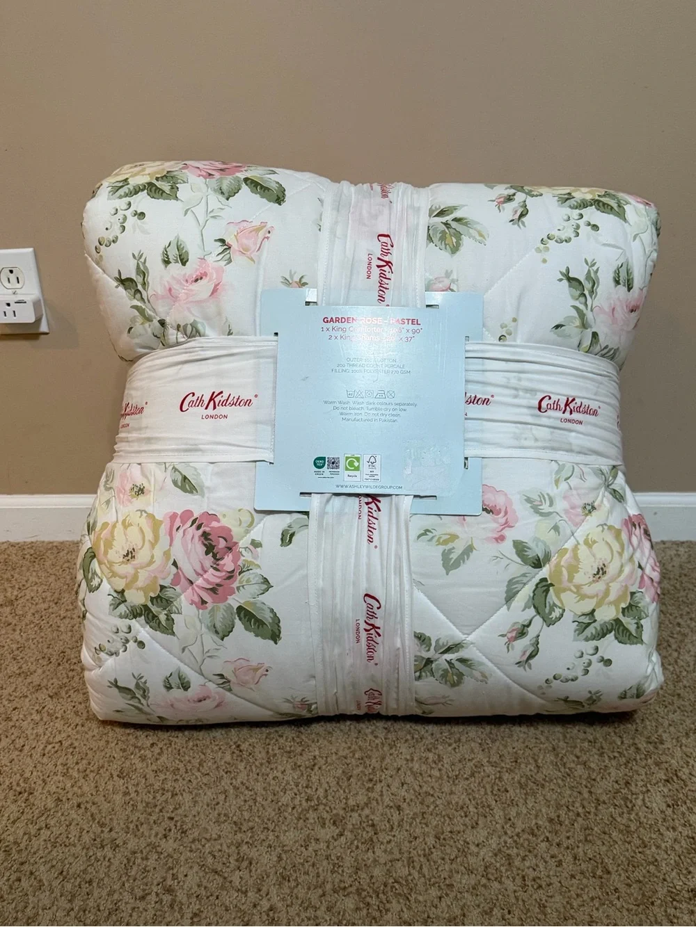 Cath Kidston Garden Rose King Size Comforter Set